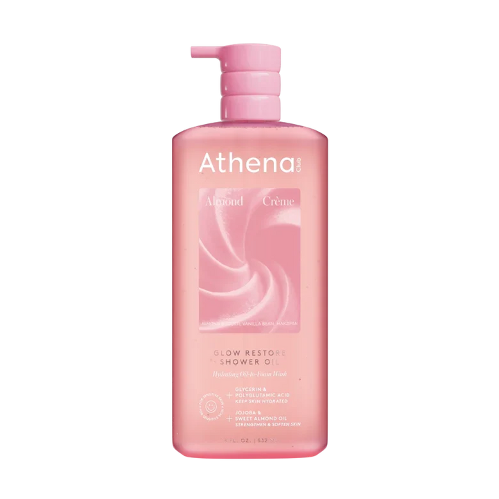 Glow Restore Shower Oil W9 Almond Crème